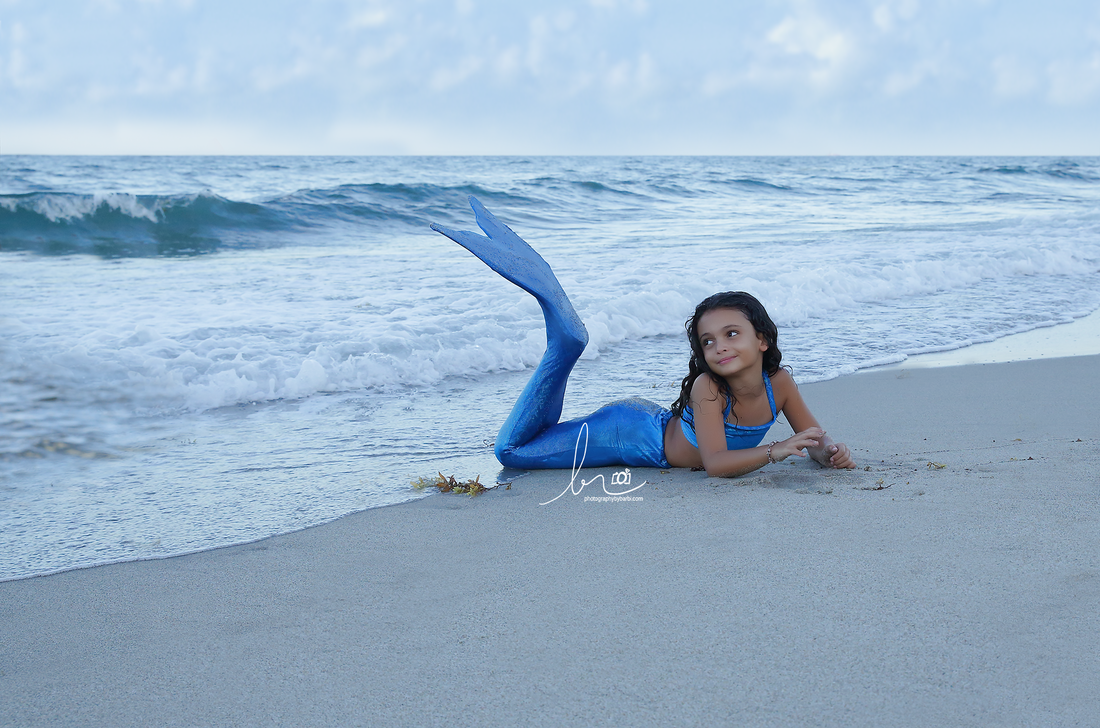 Mermaid photography sessions, in sunny Miami, Florida, and the surrounding beaches.  Have a mermaid princess?  Schedule her session today. #mermaidphotography #mermaidphotosession